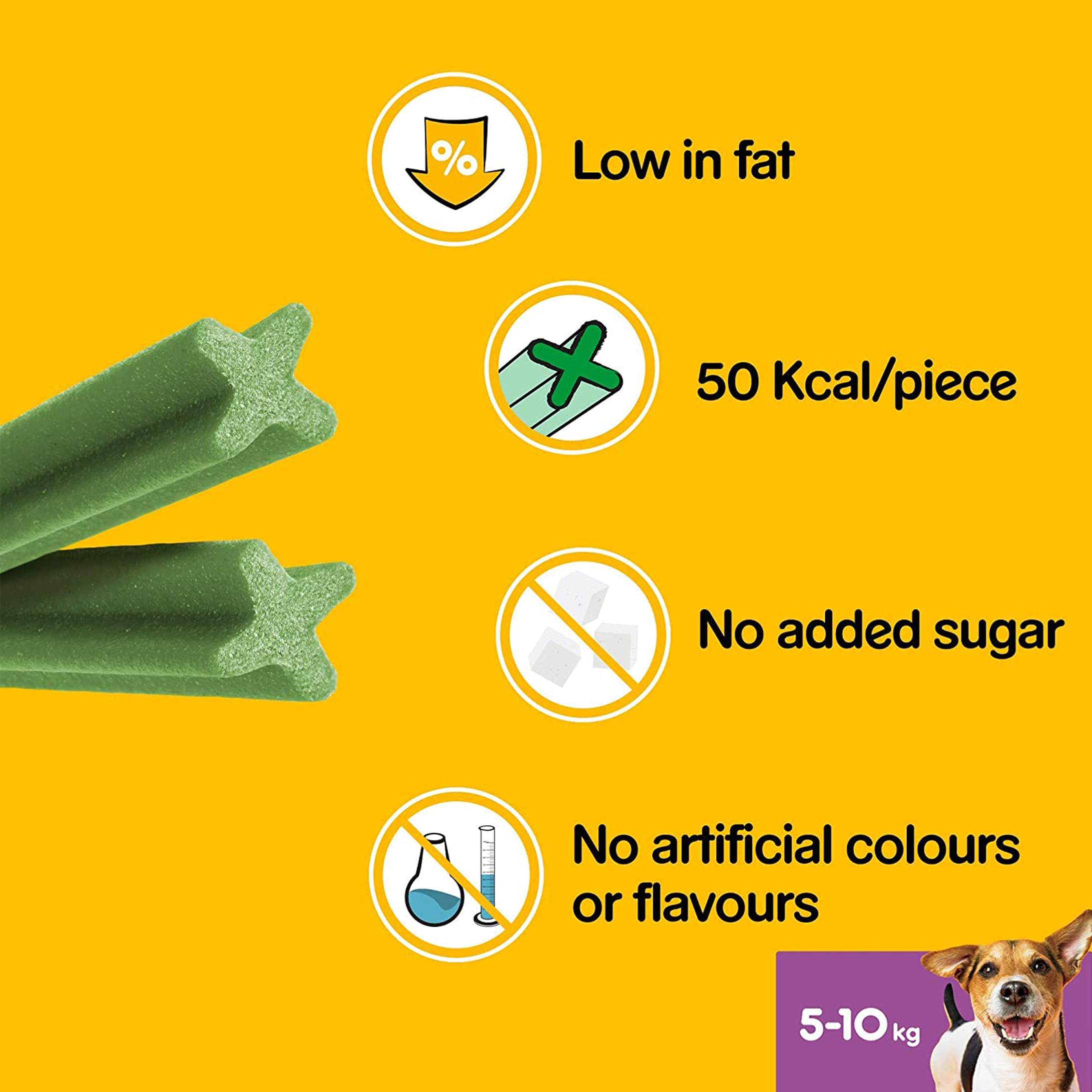 Pedigree Dentastix Fresh - Daily Dental Care Chews Small Dog 5-10 kg - 7 Sticks