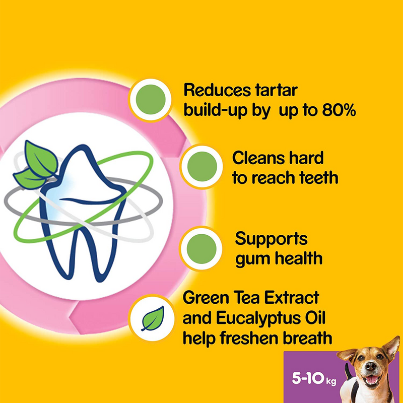 Pedigree Dentastix Fresh - Daily Dental Care Chews Small Dog 5-10 kg - 7 Sticks