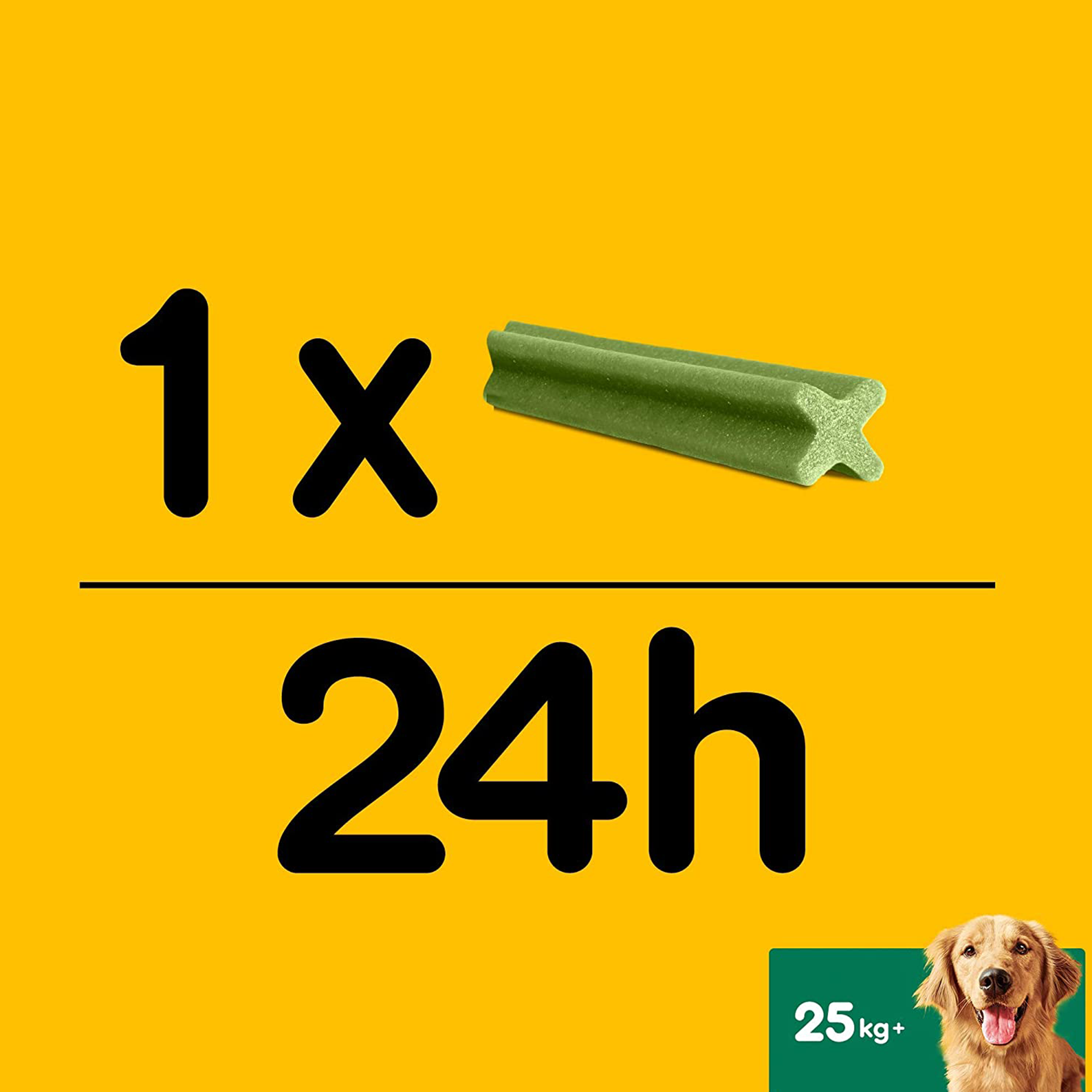 Pedigree Dentastix Fresh - Daily Dental Care Chews Small Dog 25+kg - 7 Sticks