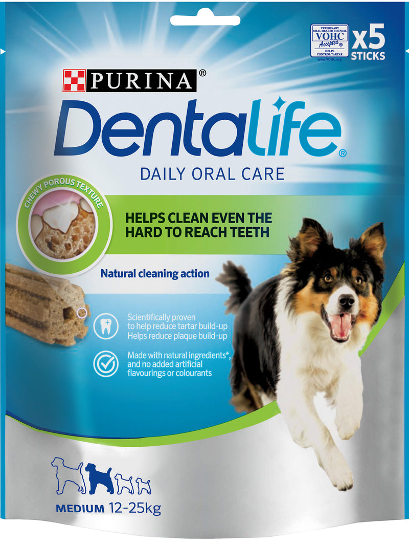 PURINA DENTALIFE DAILY ORAL CARE CHEW TREATS FOR SMALL & MEDIUM DOGS 115G