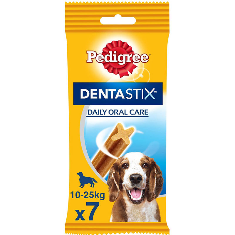 Pedigree Dentastix - Daily Oral Care - 7 Sticks - Medium 10-25kg