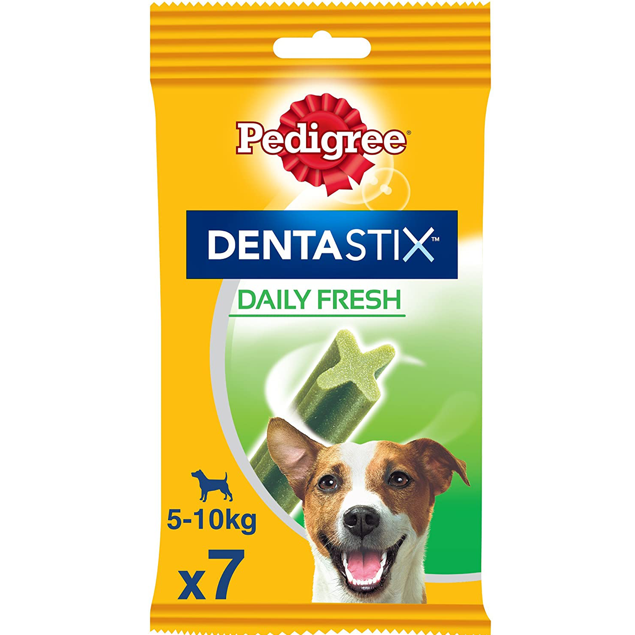 Pedigree Dentastix Fresh - Daily Dental Care Chews Small Dog 5-10 kg - 7 Sticks