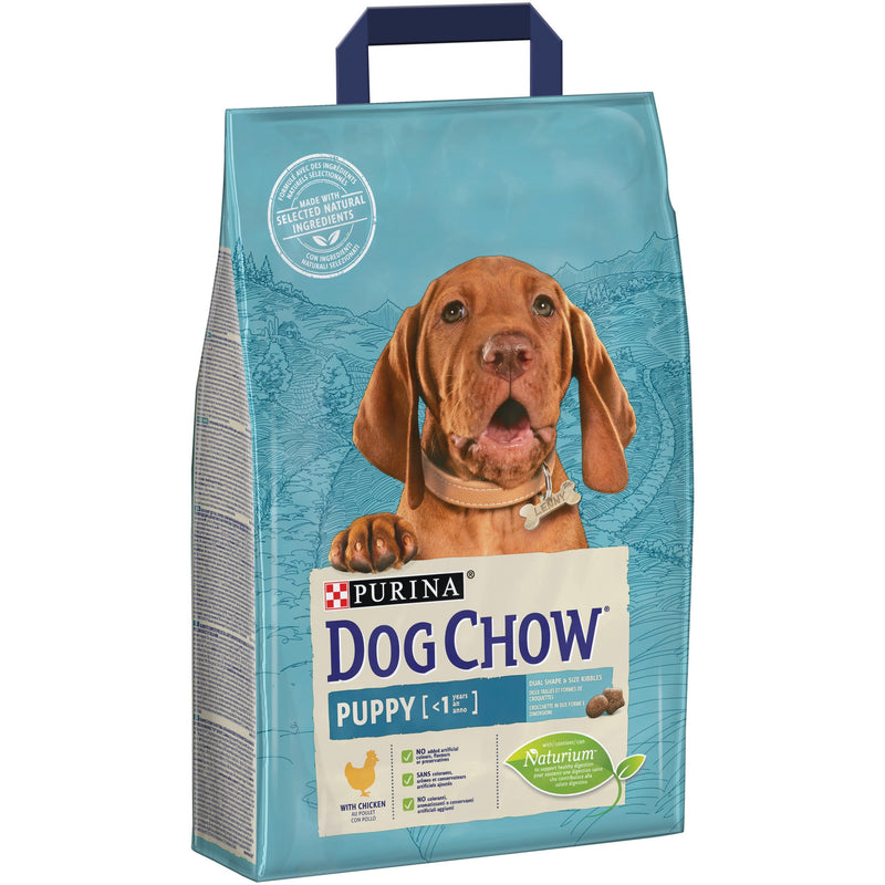 (10 Items) Purina Dog Chow Puppy (<1 yrs.) w/ Chicken 2.5KG