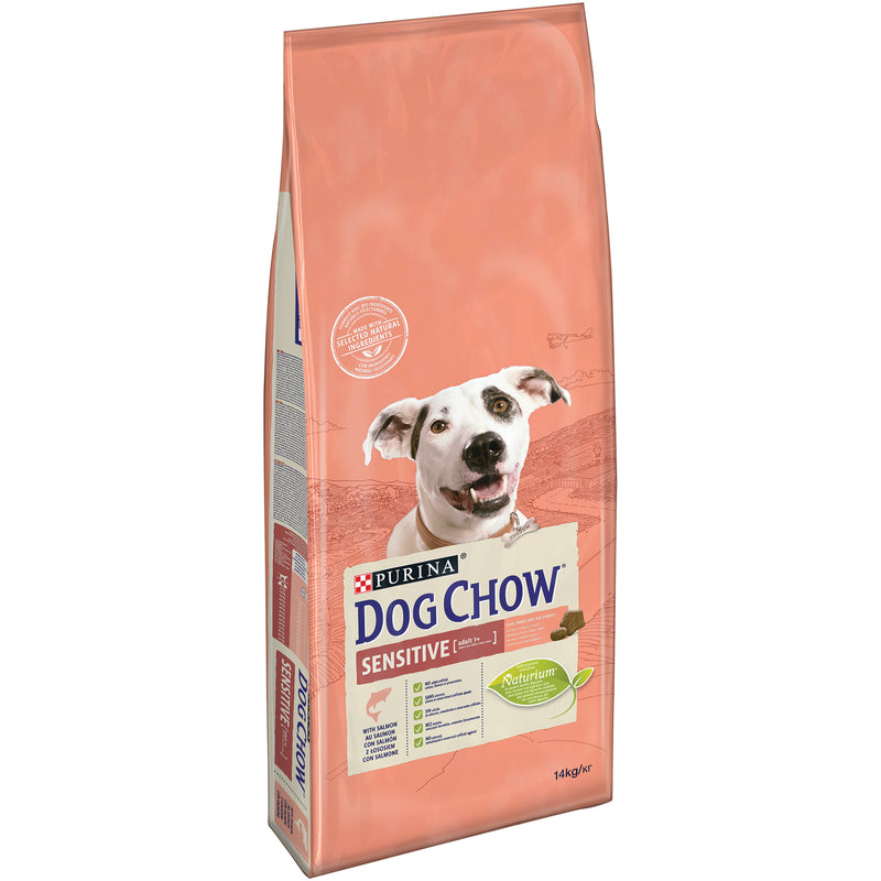 PURINA DOG CHOW SENSITIVE adult 1+ WITH SALMON 14KG