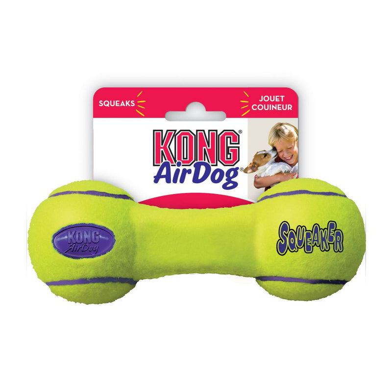 KONG® Air dog Squeaker Dog Toy (Dumbbell)