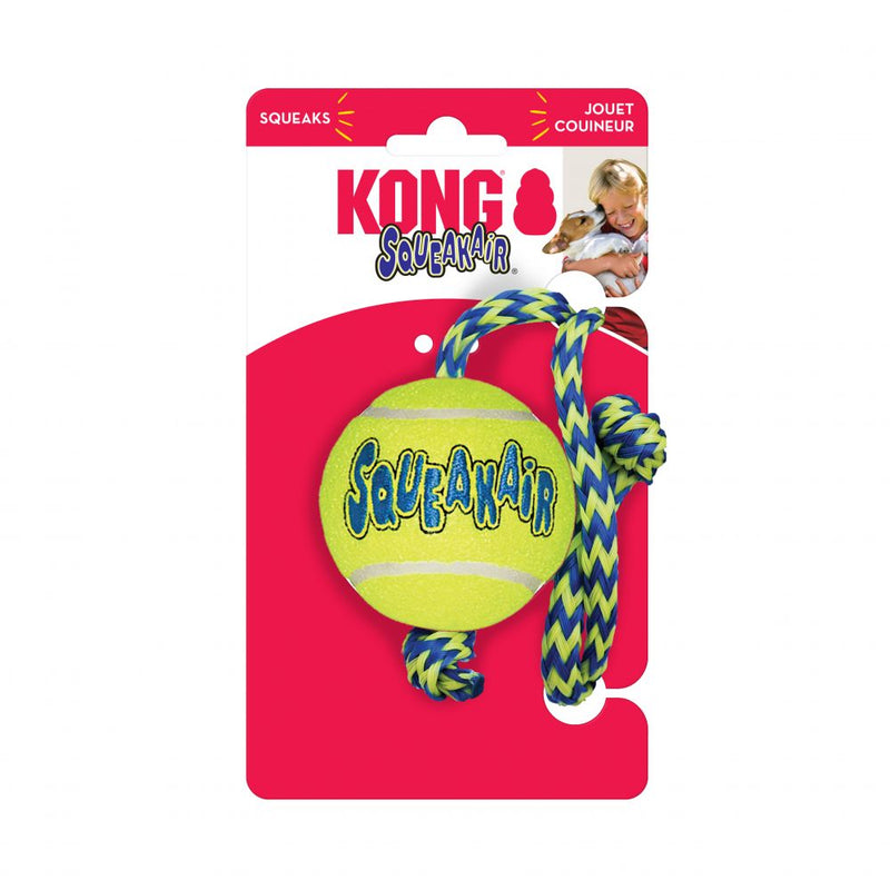 KONG® SqueakAir® Ball with Rope