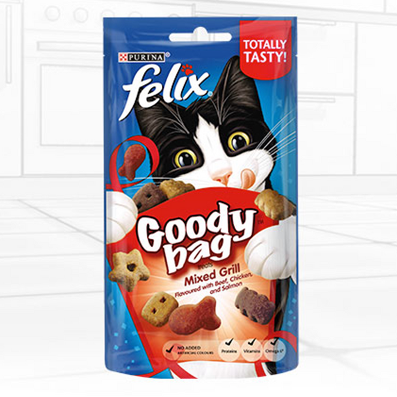 FELIX Goody Bag Mixed Grill Cat Treats 60g