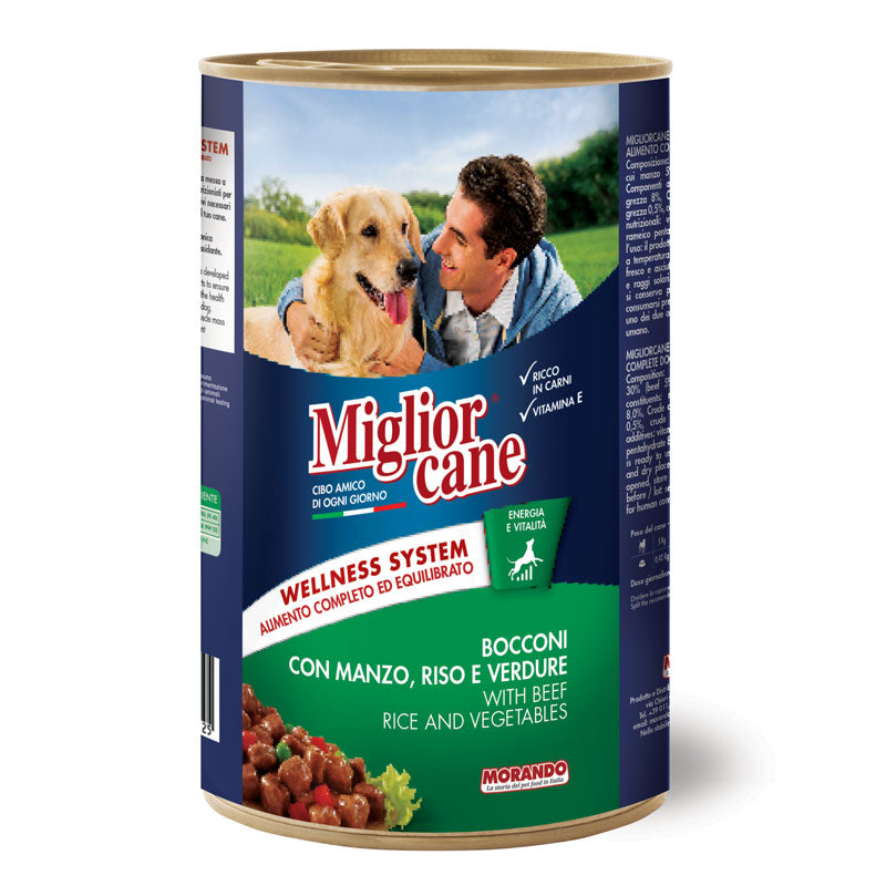 Miglior Dog With Beef, Rice And Vegetables 1250g