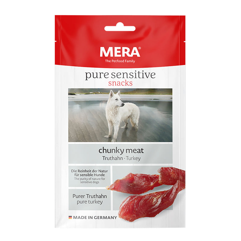 MERA pure sensitive snack with chunky meat 100g - Amin Pet Shop