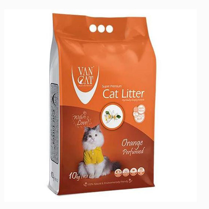 VanCat Cat Litter - Orange Scented 10kg - Amin Pet Shop