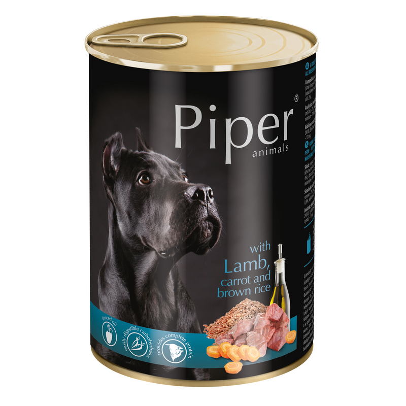 Piper Animals with Lamb, Carrot and Brown Rice - 400g