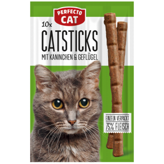 Perfecto Cat 10er Cat Sticks Rabbit & Poultry 50g