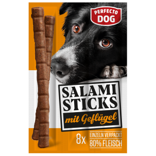 Perfecto Dog 8er Salami Sticks Geflügel 88g