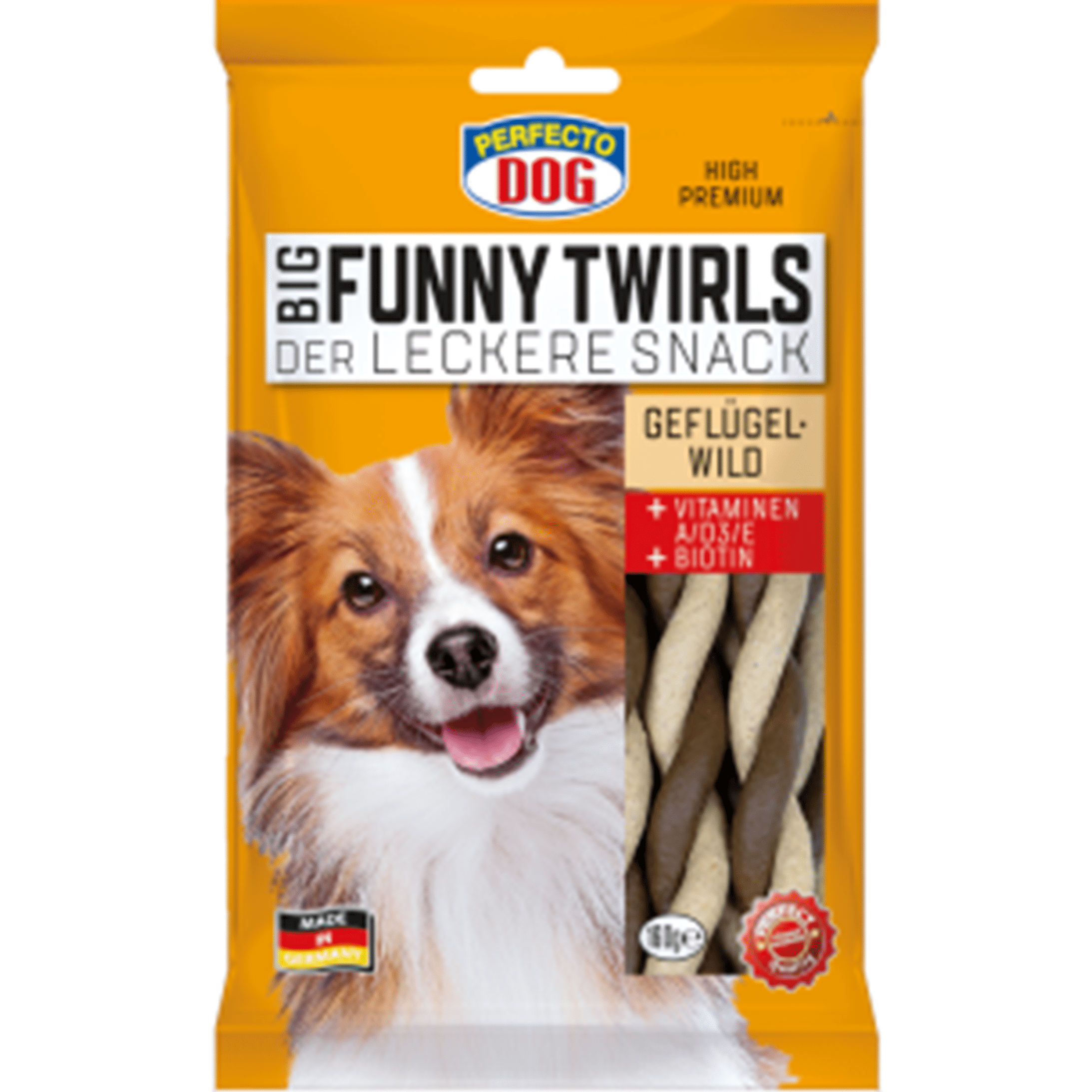 Perfecto Dog Big Funny Twirls 160g