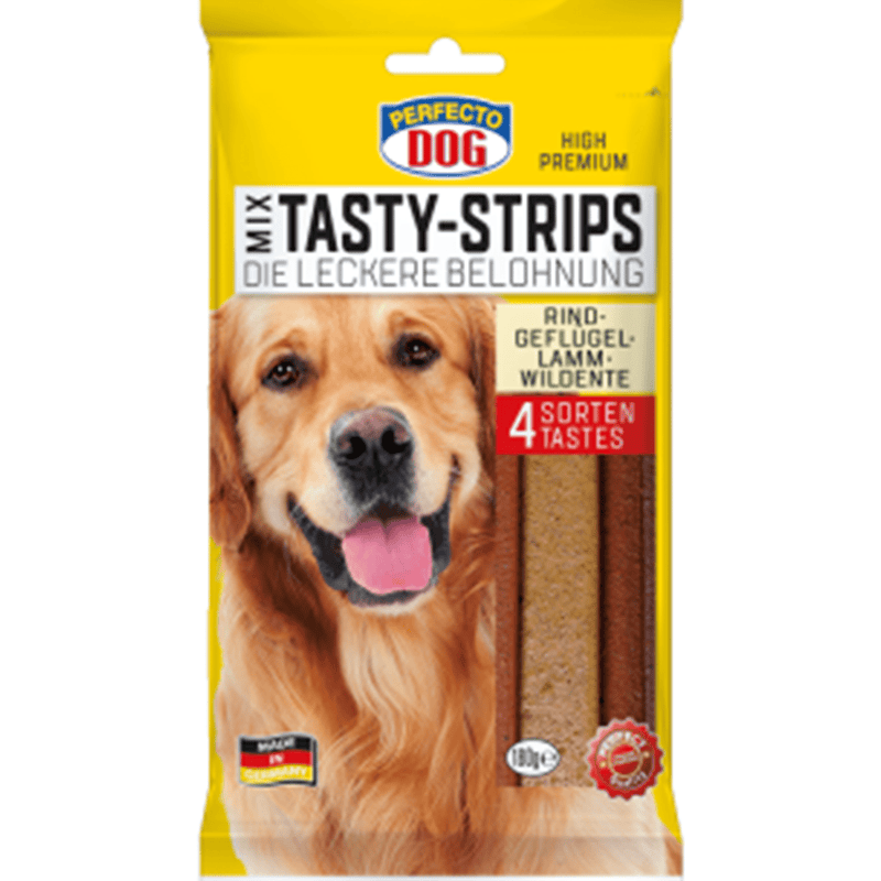 Perfecto Dog Tasty-Strips-Mix 180g - Amin Pet Shop