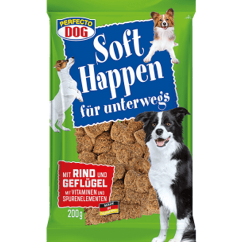 Perfecto Dog Soft Bites with Beef & Poultry 200g