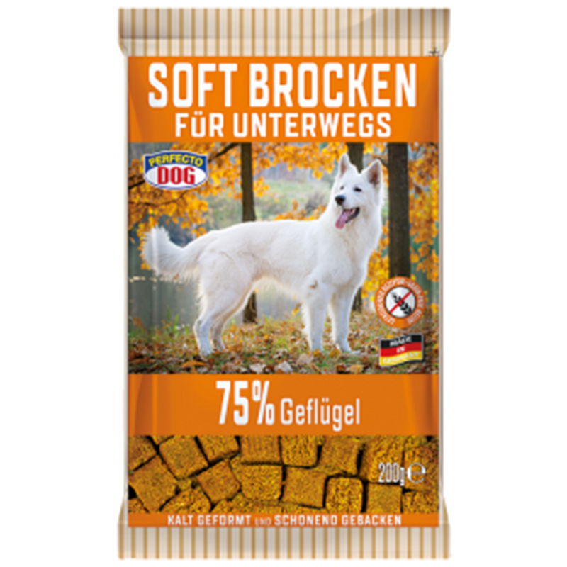 Perfecto Dog Soft Chunks with Poultry 200g