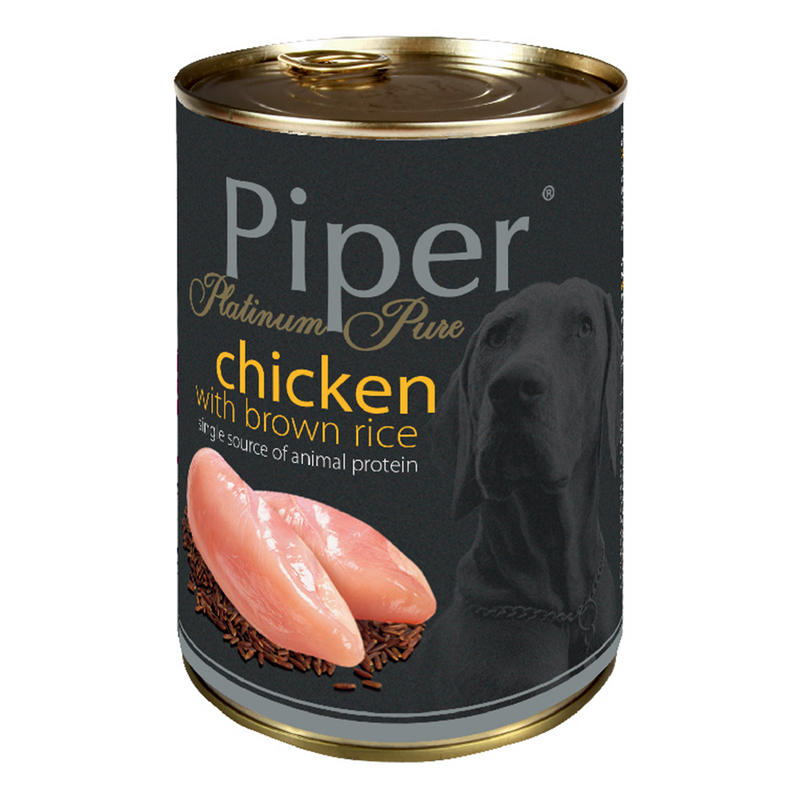 Piper Platinum Pure with Chicken with Brown Rice - 400g