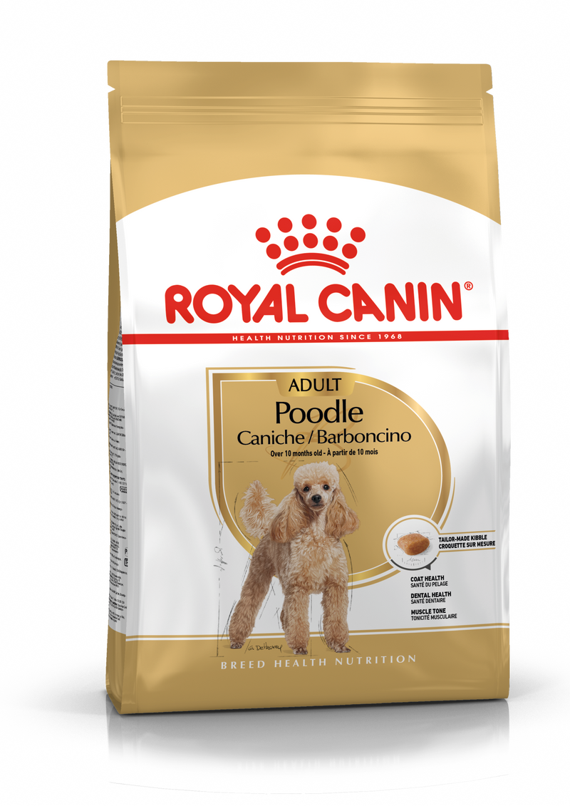 Royal Canin Poodle Adult (3 KG) - Dry food specifically designed for the Poodle’s delicate muzzle