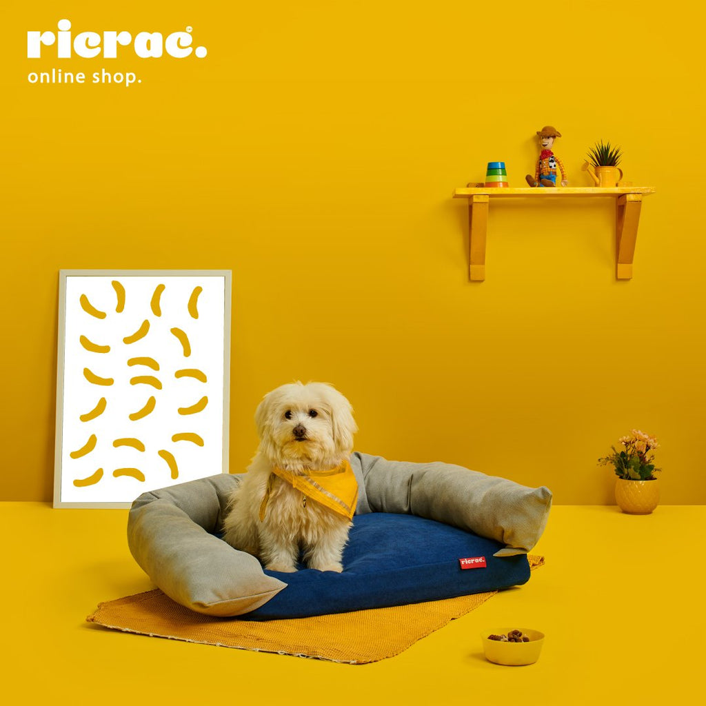 Yellow Rappy Rappy- Medium Puffy Pets Bed