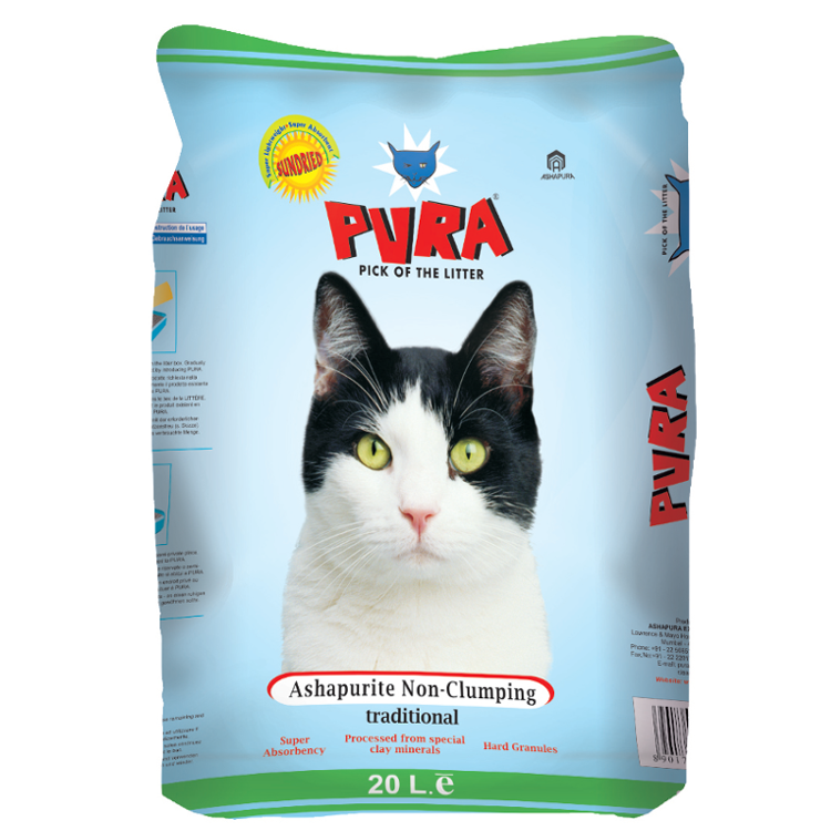 Pura Cat Litter Non Clumping 20L