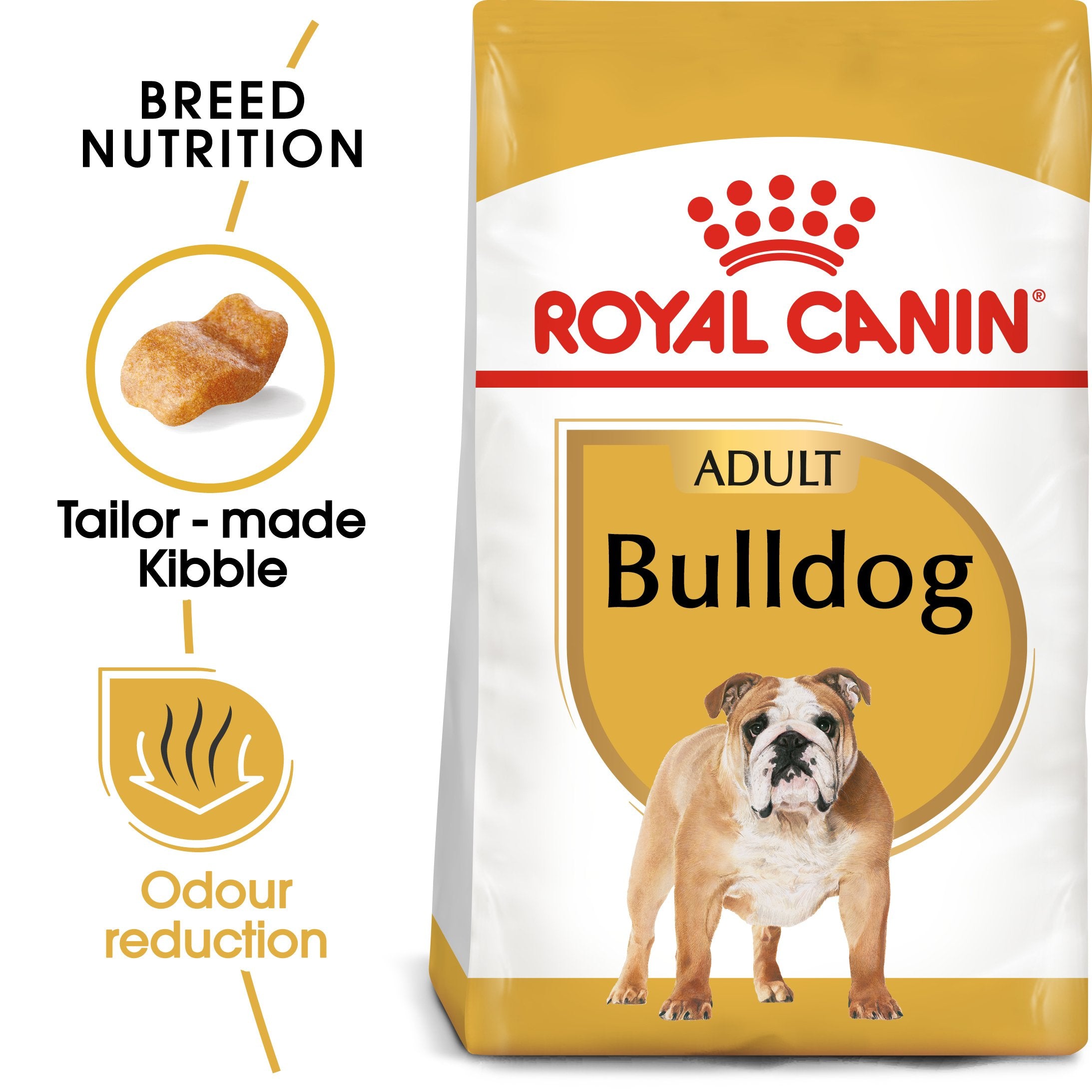 Royal Canin Bulldog Adult (3KG) - Dry food for adult dogs over 12 months - Amin Pet Shop