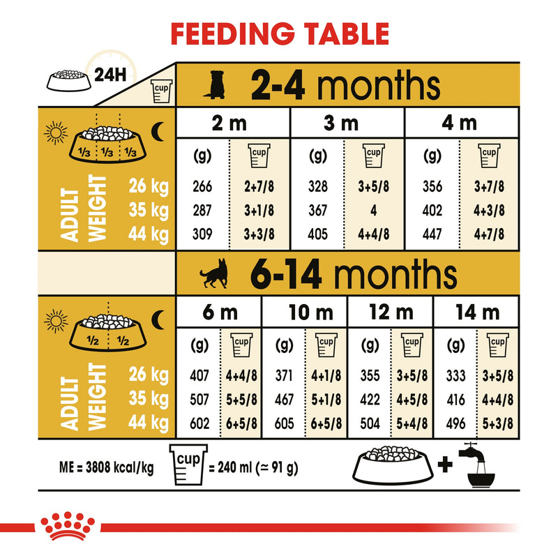 Royal Canin German Shepherd Puppy (16 KG) - Dry food for puppies up to 15 months - Amin Pet Shop