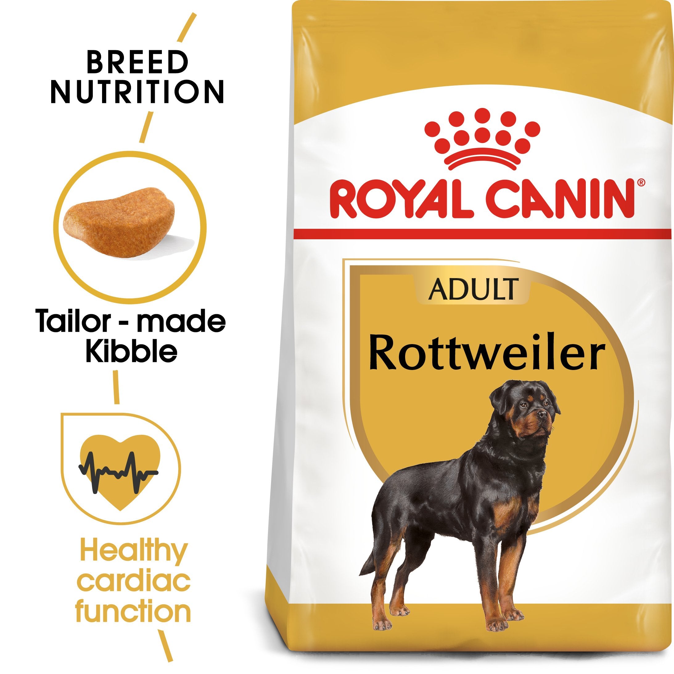 Royal Canin Rottweiler Adult (17 KG) - Dry food for adult dogs over 18 months - Amin Pet Shop