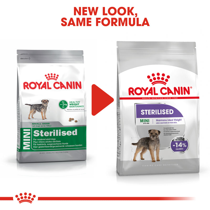Royal Canin Mini Sterilised (3 KG) - Dry food for small dogs up to 10 KG. Over 10 months