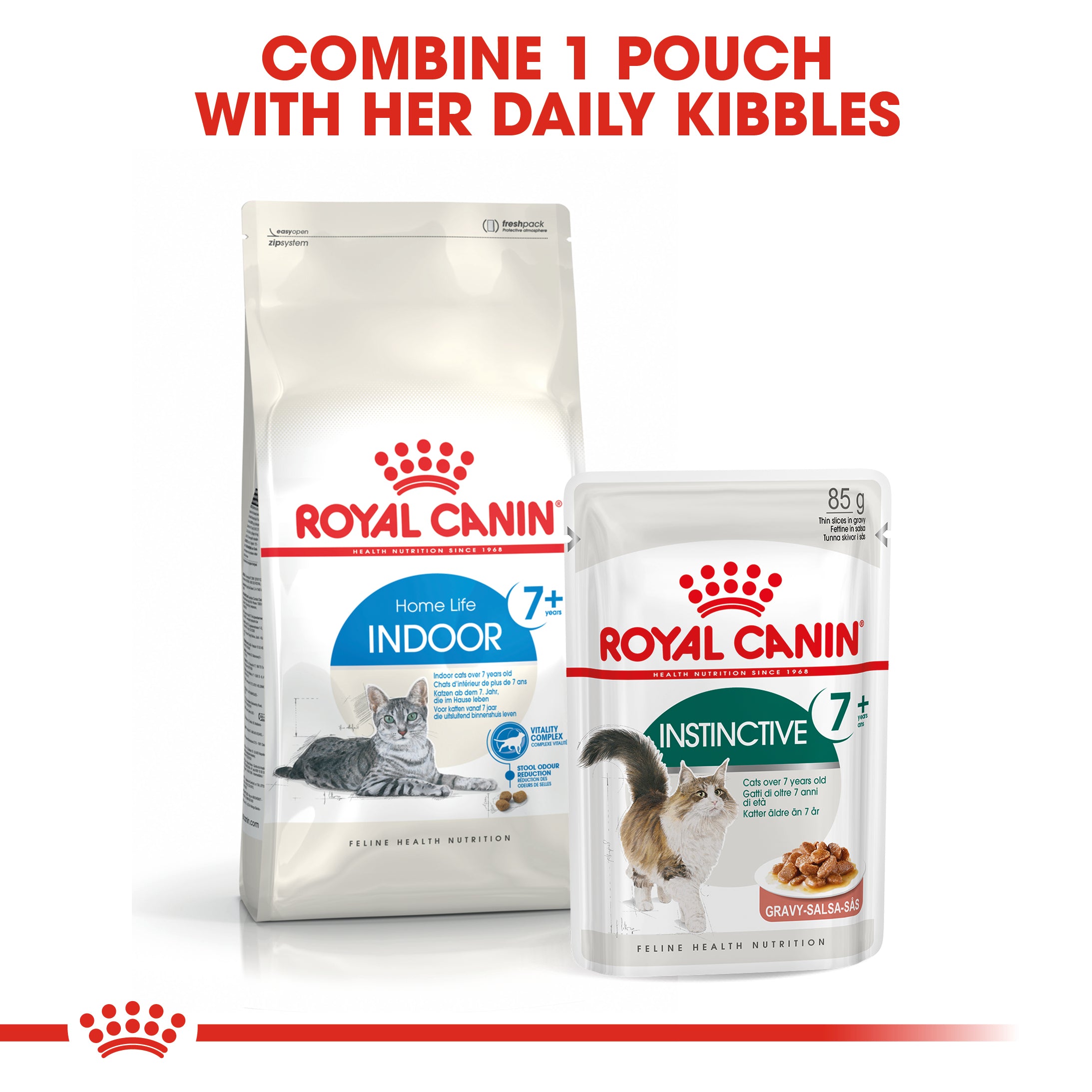 Royal Canin Indoor 7+ (1.5KG) - Dry food for indoor cats over 7 years old