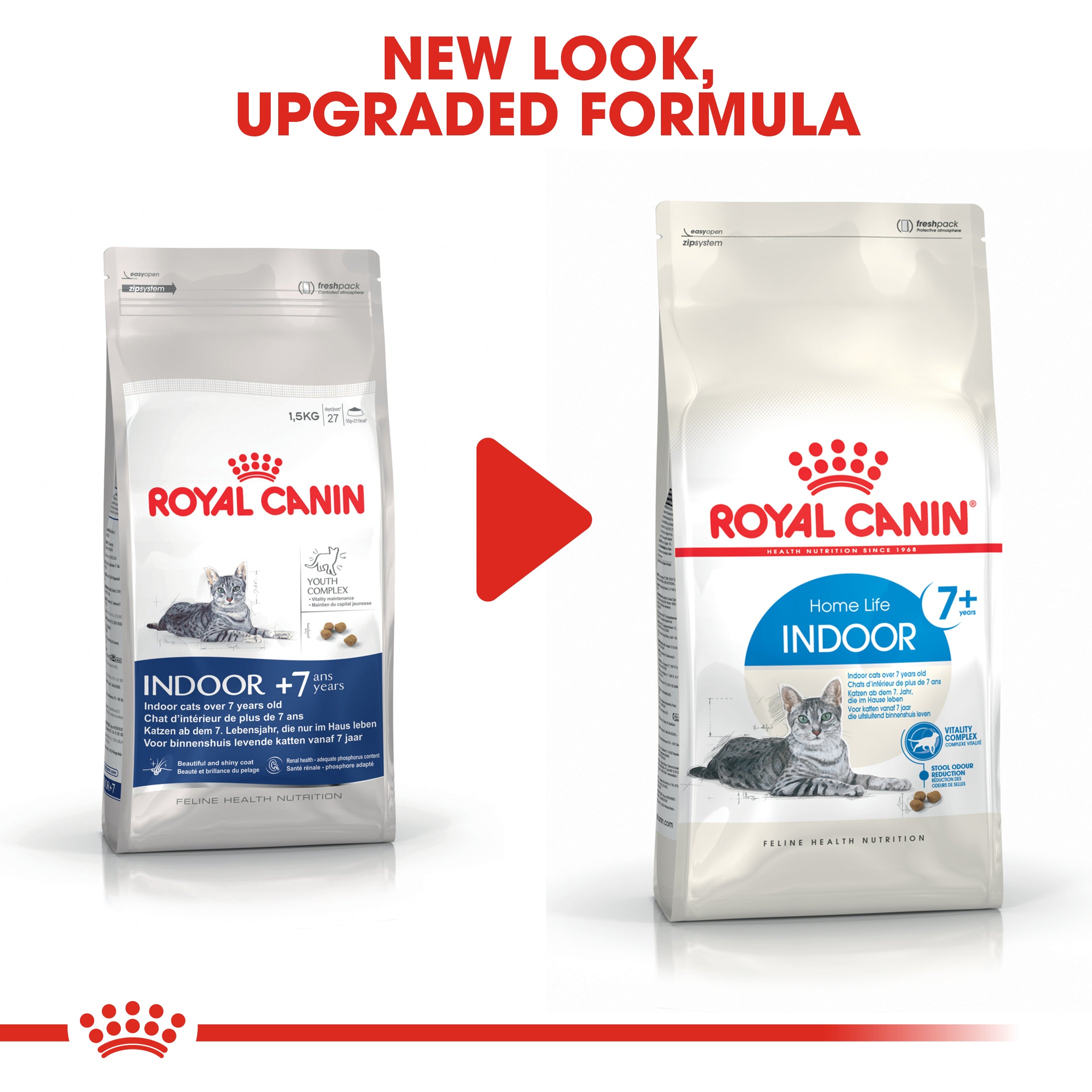 Royal Canin Indoor 7+ (1.5KG) - Dry food for indoor cats over 7 years old