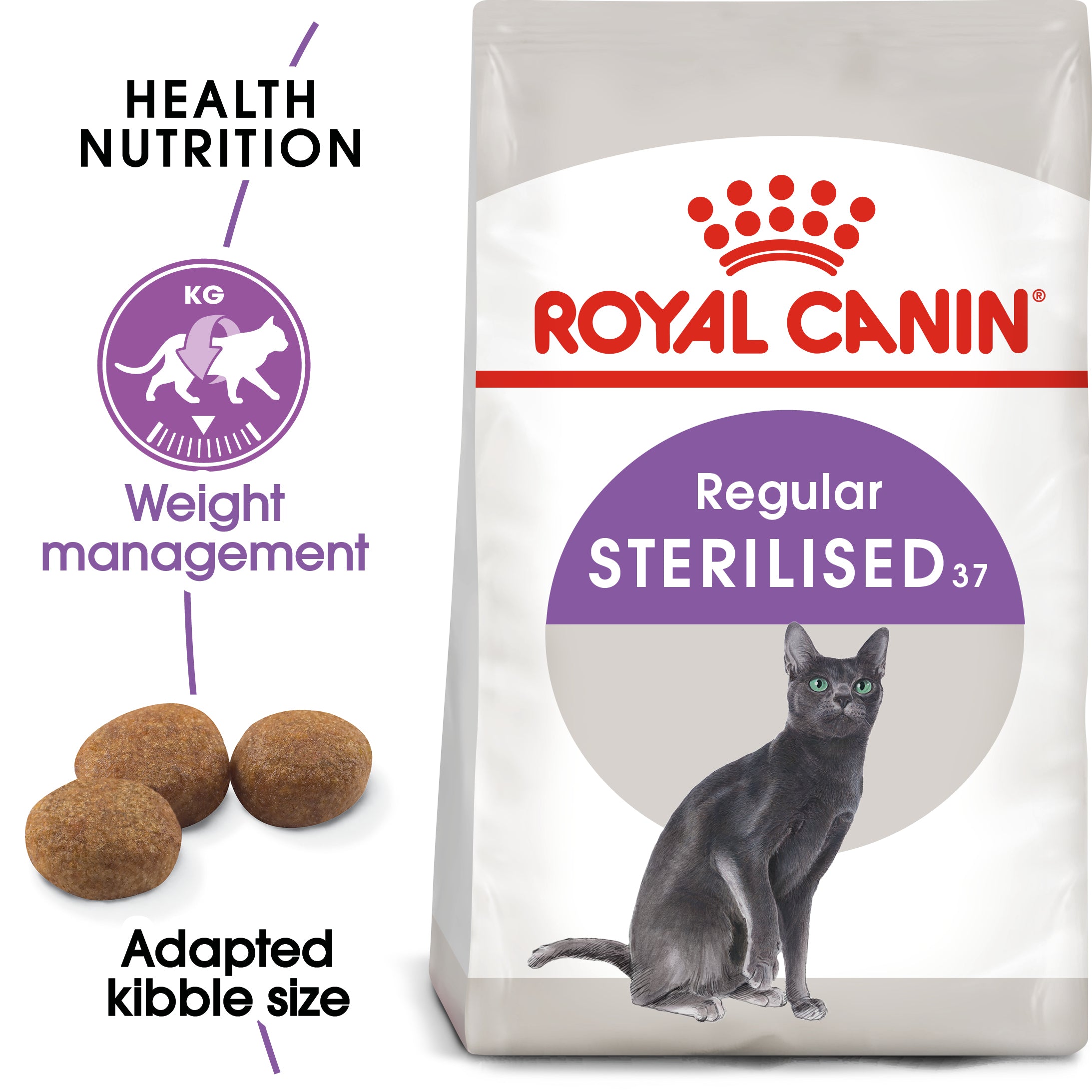 Royal Canin Sterilized 37 (2 KG) - Neutered adult cats