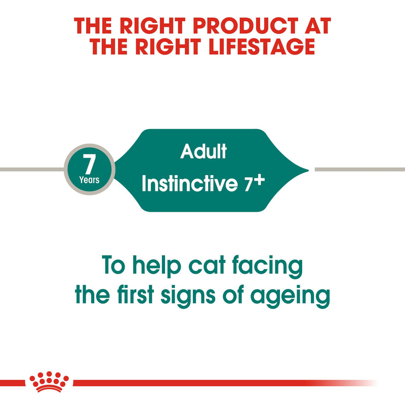 ROYAL CANIN¨ Instinctive 7+ in Gravy (85 gm\ Pouch) - Wet food for cats over 7 years old - Amin Pet Shop