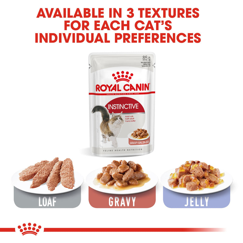 Royal Canin Instinctive in Gravy (85gm\ Pouch) - Wet food for adult cat - Amin Pet Shop
