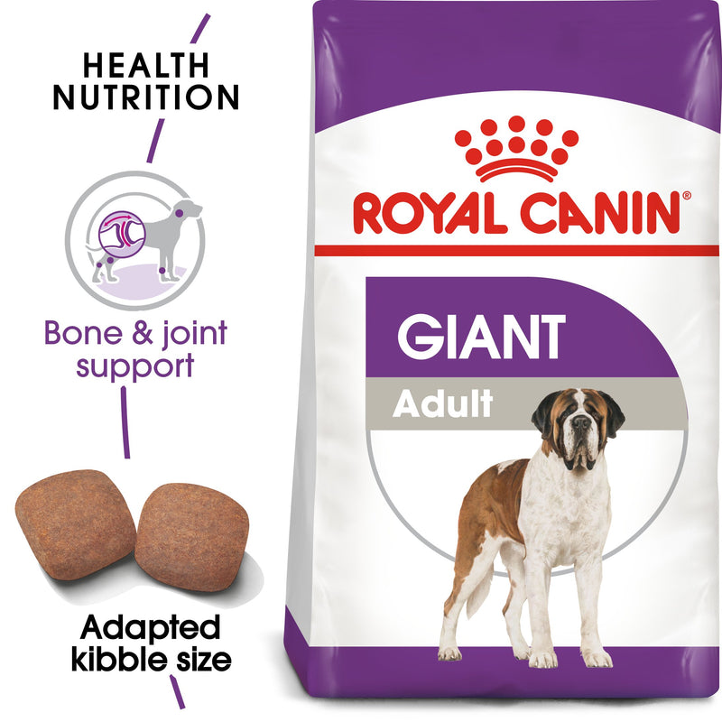 Royal Canin Giant Adult (4KG) - Dry food for giant active dogs. Adult weight from 45 kg and over - over 18\24 months - Amin Pet Shop