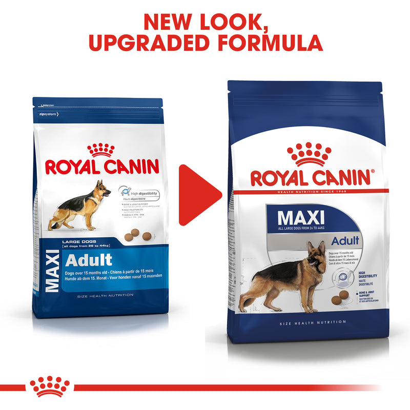 Royal Canin Maxi Adult (4 KG) - Dry food for large dogs from 26 to 44 KG. From 15 months to 5 years old