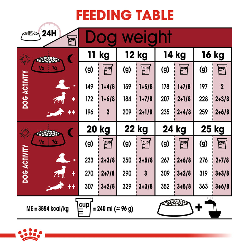 Royal Canin Medium Adult 7+ (4KG) - Dry food for medium dogs from 11 to 25 KG. from 7 to 10 years old