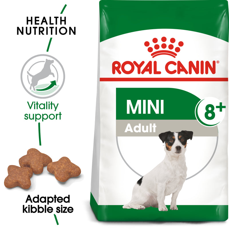Royal Canin Mini Adult 8+ (2 KG) - Dry food for small dogs up to 10 KG - from 8 to 12 years
