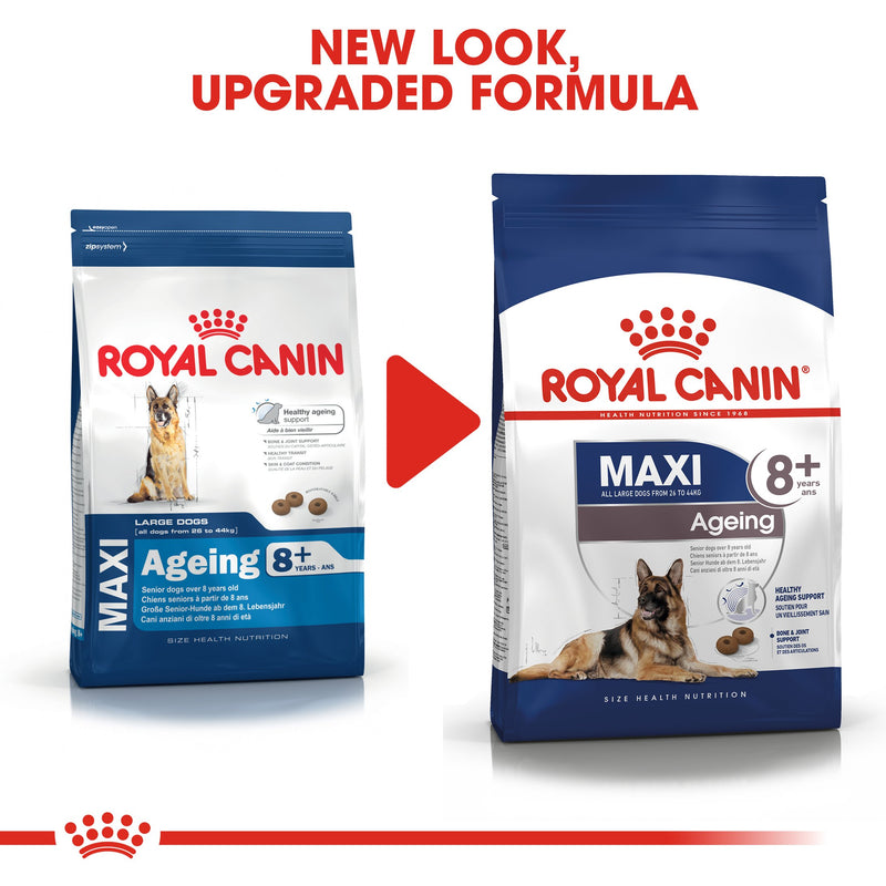 Royal Canin Maxi Ageing 8+ (15 KG) - Dry food for large dogs - adult weight between 26 and 44 KG. for dogs over 8 years old - Amin Pet Shop