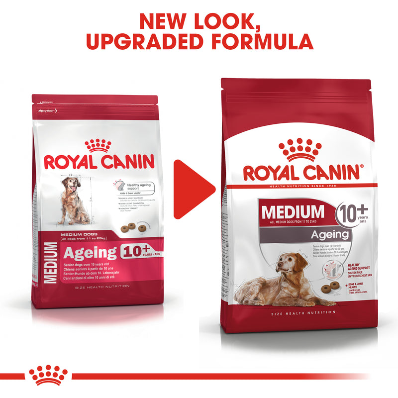 Royal Canin Medium Ageing 10+ (3 KG)- Dry food for medium dogs from 11 to 25 KG. over 10 years