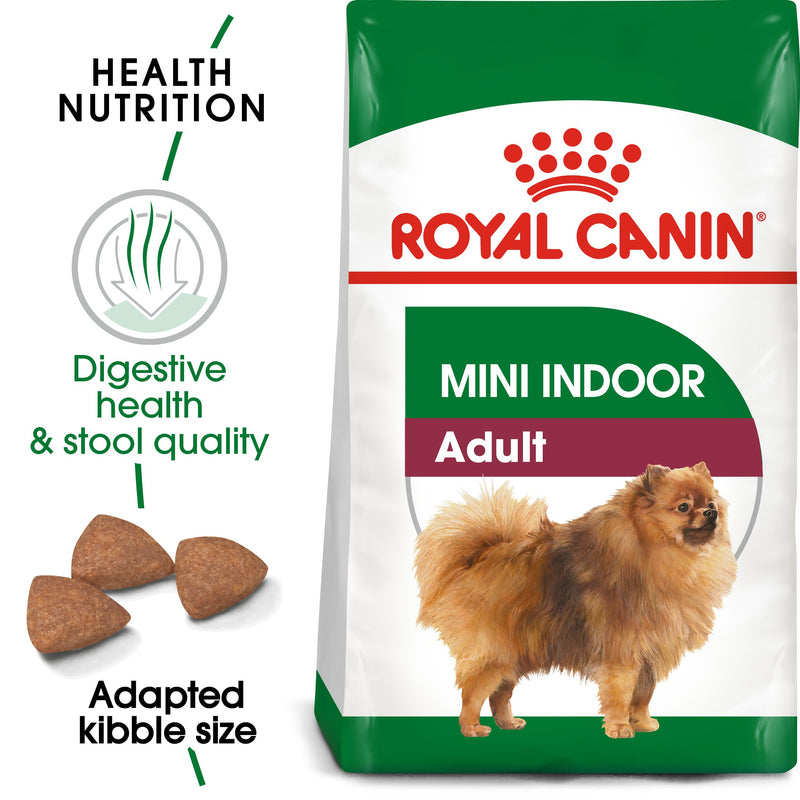 Royal Canin Mini Indoor Life Adult (1.5 KG) - Dry food for small breed dogs ( over 10 months old and weight up to 10 KG) - Living mainly indoors - Amin Pet Shop