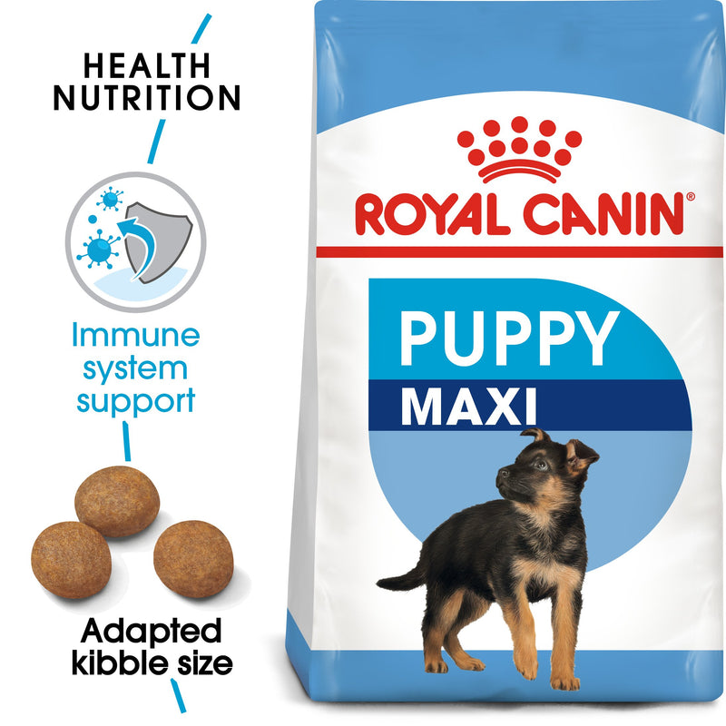 Royal Canin Maxi Puppy (16 KG) - Dry food for large dogs - Adult weight from 26 to 44 KG. From 2 to 15 months - Amin Pet Shop