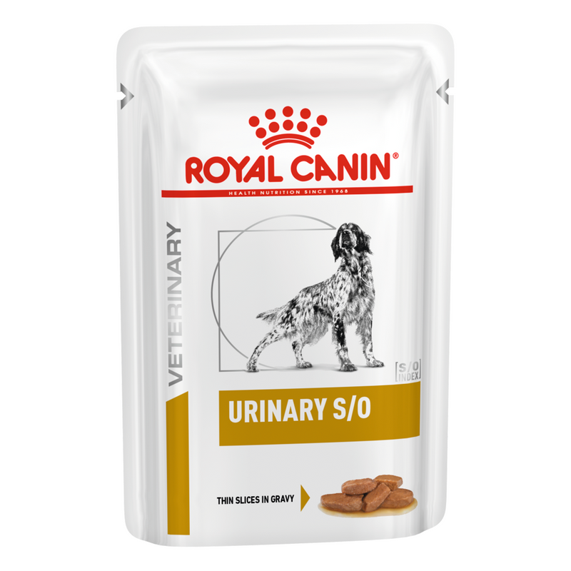 Royal Canin Urinary S/O Gravy - Canine (100 gm\ Pouch) – Wet food for urinary tract disease – 12 pouches per box