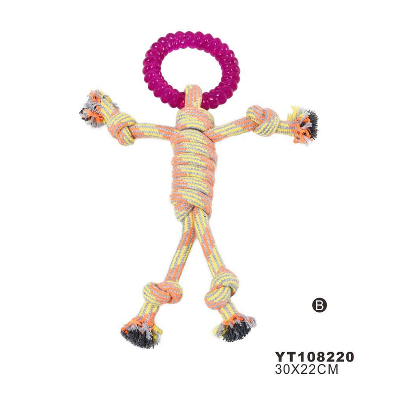 Pet cotton rope toy: YT108220