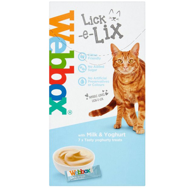 Webbox Lick-e-Lix Milk & Yoghurt Cat Treats