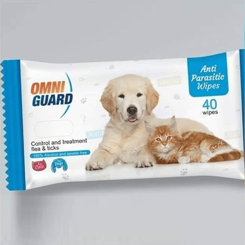 Omni Guard Anti Parasitic Wipes - Amin Pet Shop
