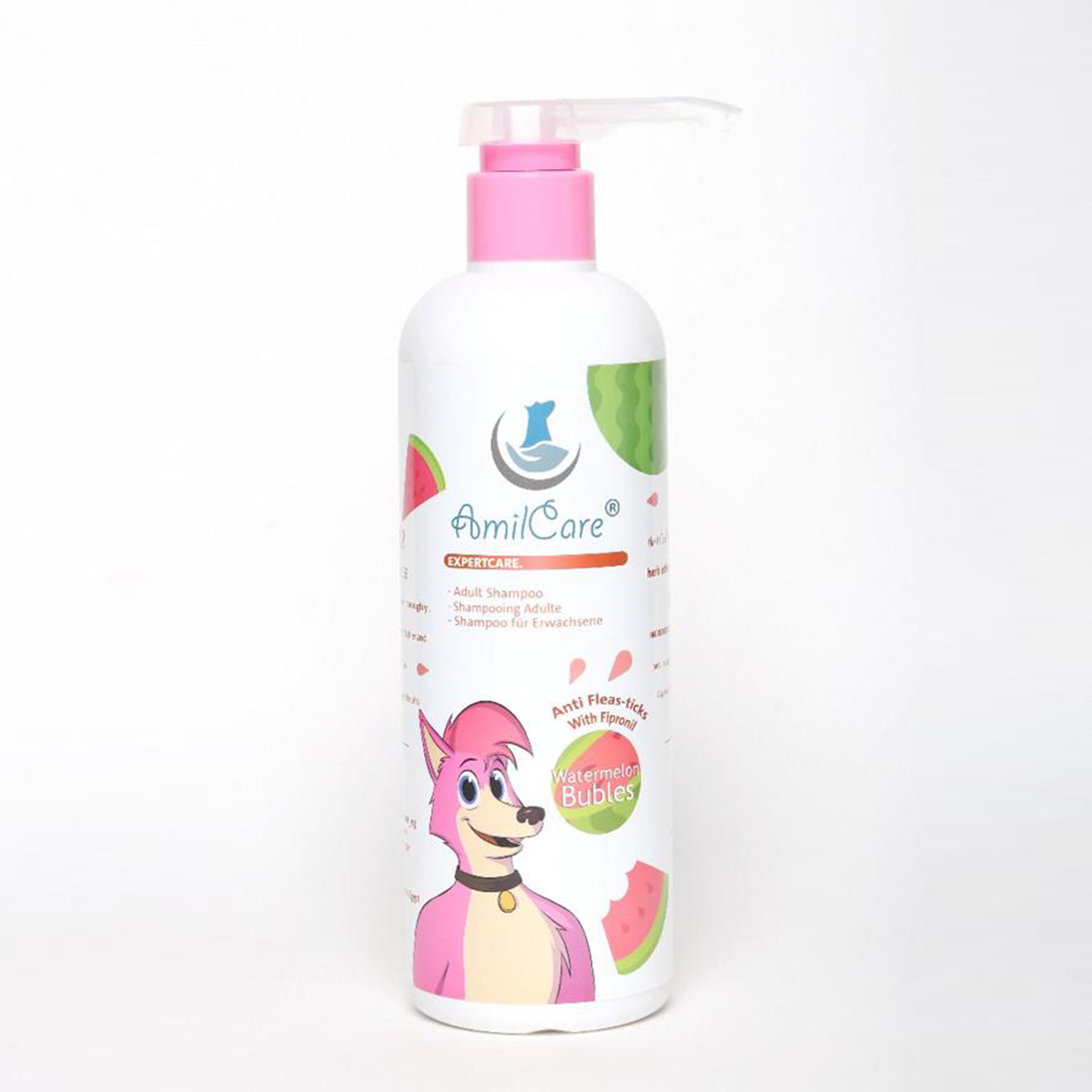 AmilCare Anti Flea and Tick Shampoo - Watermelon Bubles 500ml