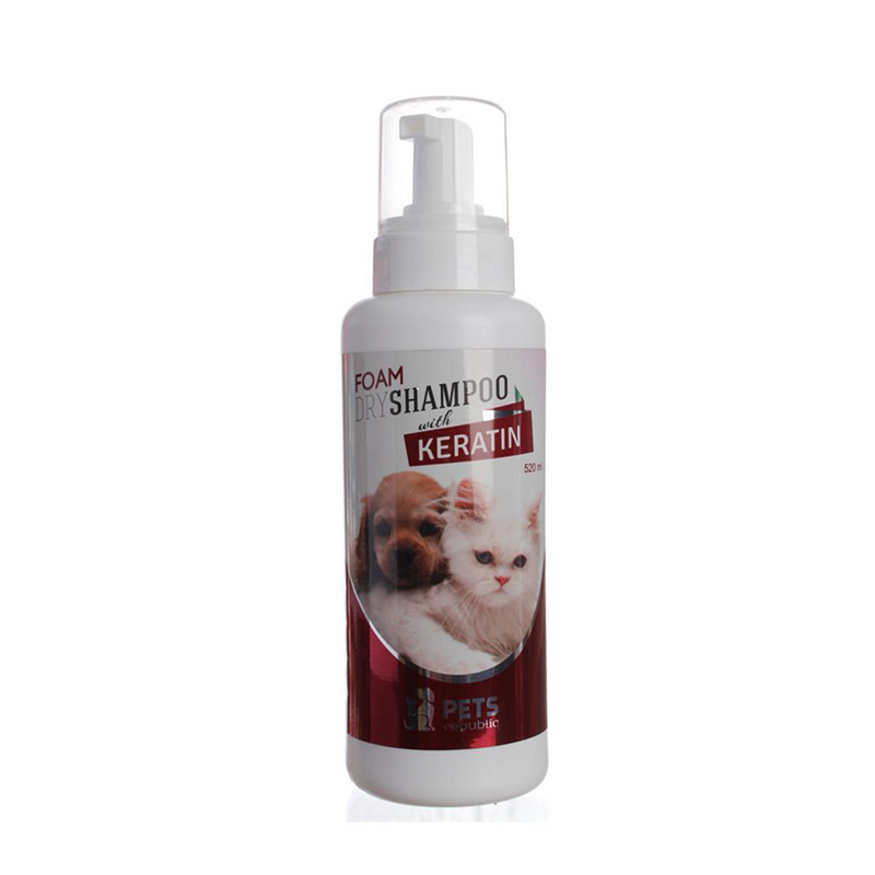Pets Republic Foam Shampoo with Keratin 520 ml
