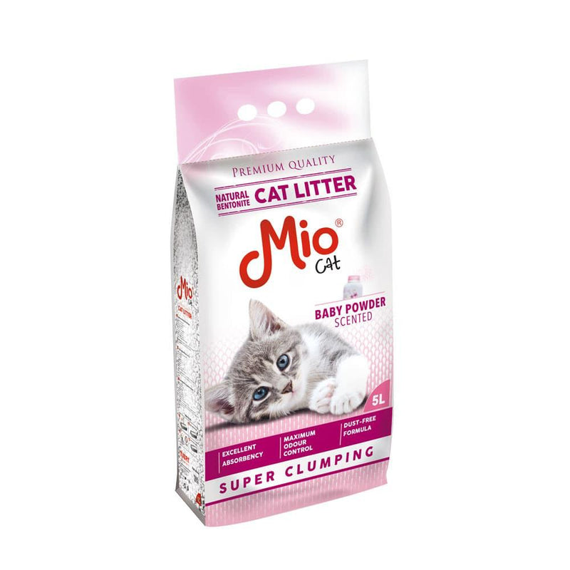 Mio Cat Litter With Baby Powder 5L