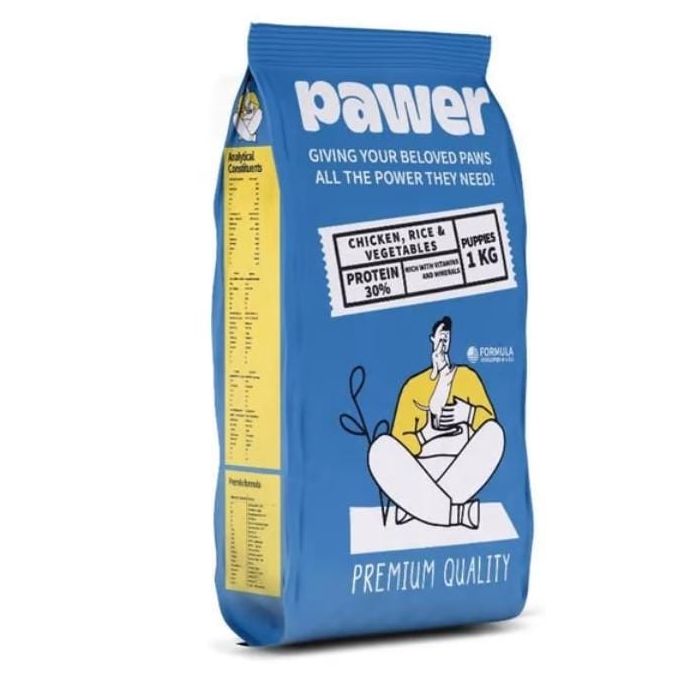 Pawer Dog Puppy With Chicken & Rice 1kg